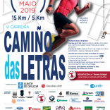 Cartel VI Carreira Camiño das Letras