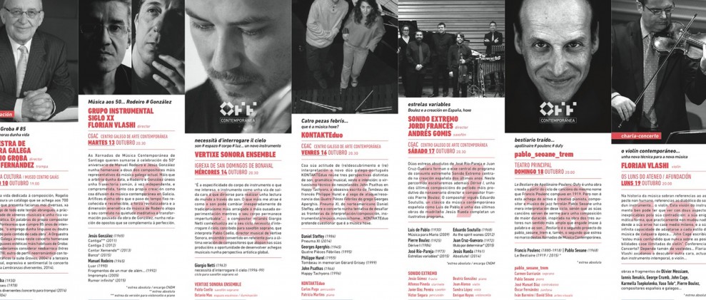 Xornadas de Música Contemporánea 2015