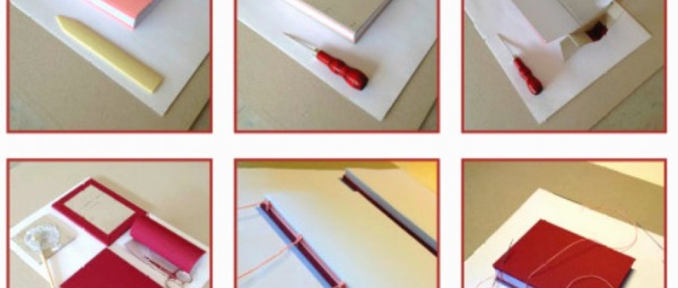 Taller de encuadernación copta