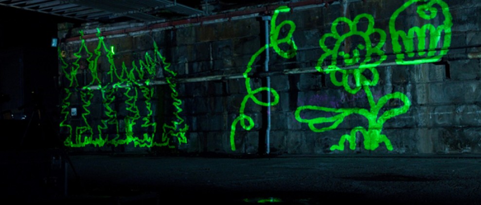 Obradoiro de láser grafiti
